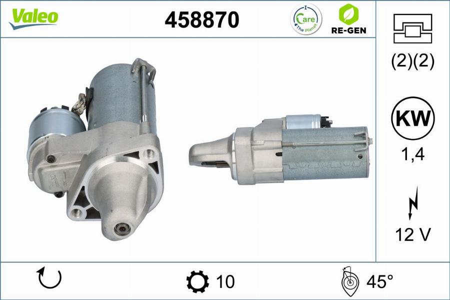 Valeo 458870 - Starter www.molydon.hr