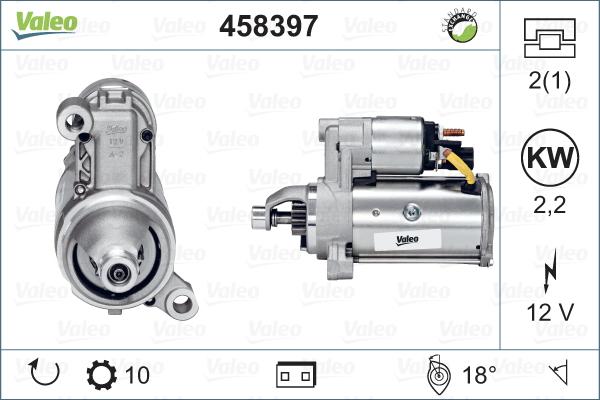 Valeo 458 397 - Starter www.molydon.hr