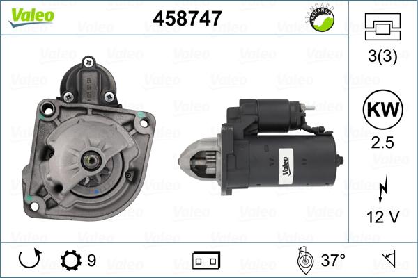 Valeo 458747 - Starter www.molydon.hr