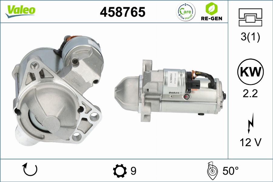 Valeo 458765 - Starter www.molydon.hr