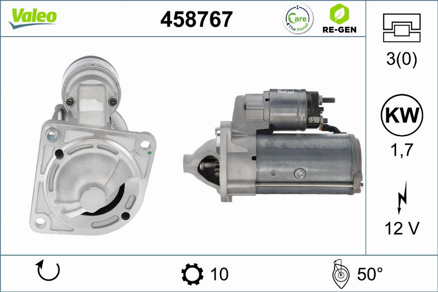 Valeo 458767 - Starter www.molydon.hr