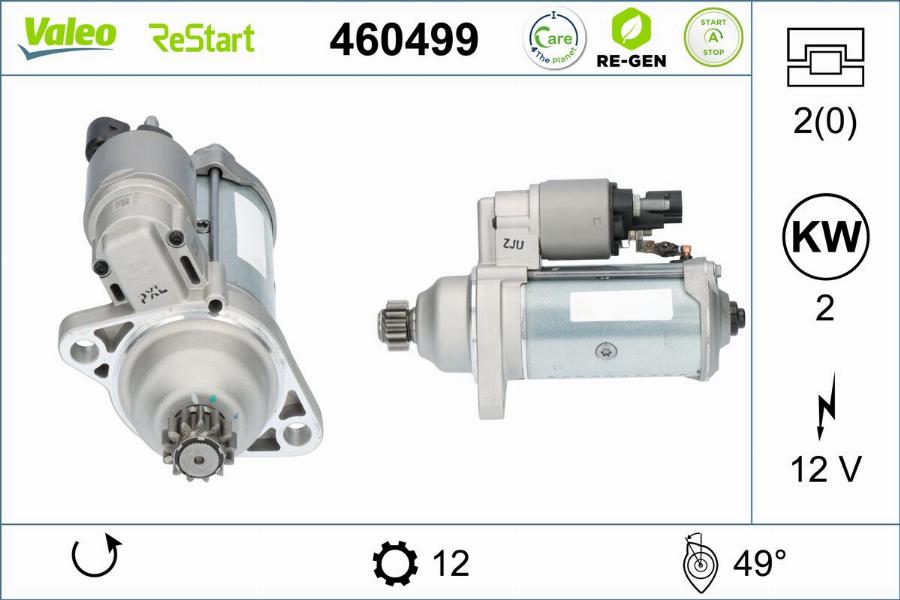 Valeo 460499 - Starter www.molydon.hr