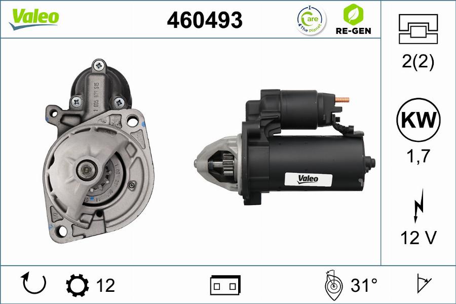 Valeo 460493 - Starter www.molydon.hr