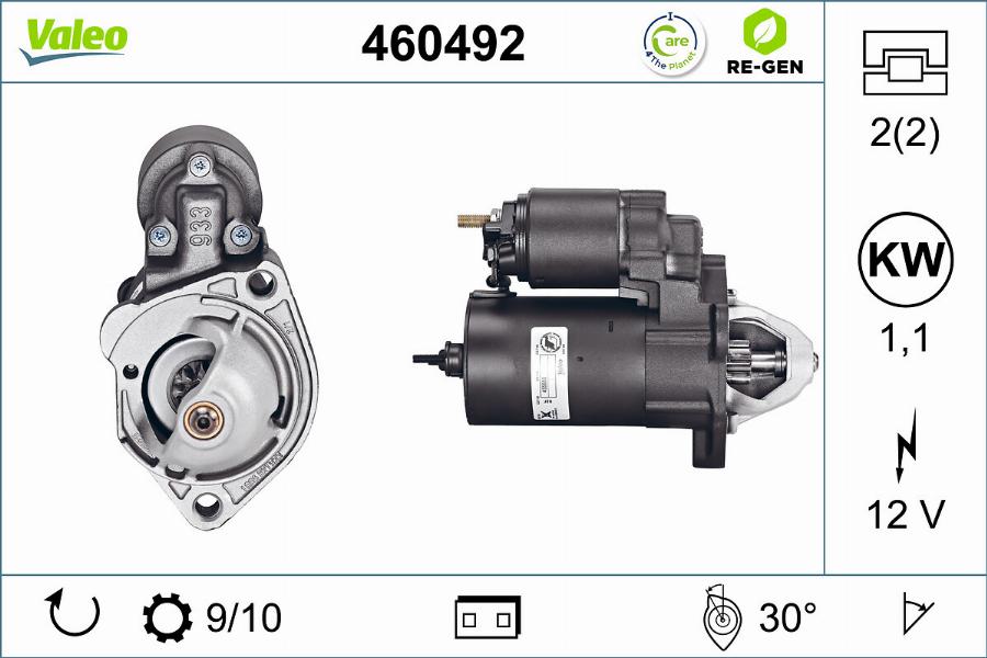 Valeo 460492 - Starter www.molydon.hr