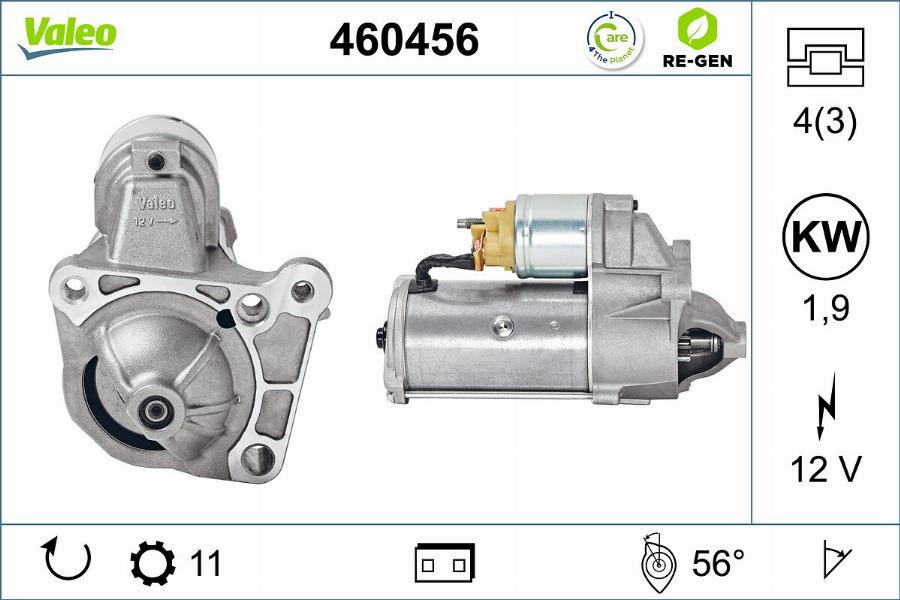 Valeo 460456 - Starter www.molydon.hr