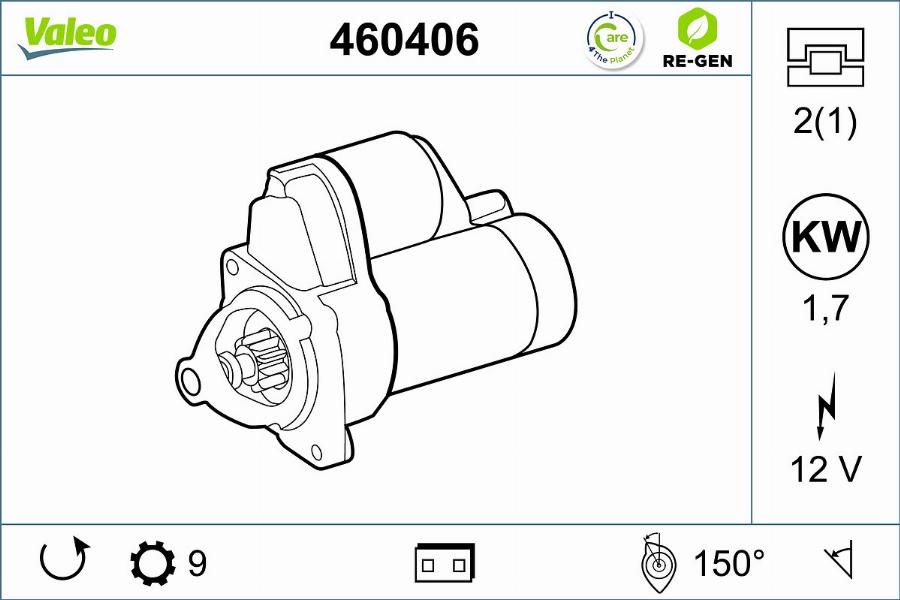 Valeo 460406 - Starter www.molydon.hr