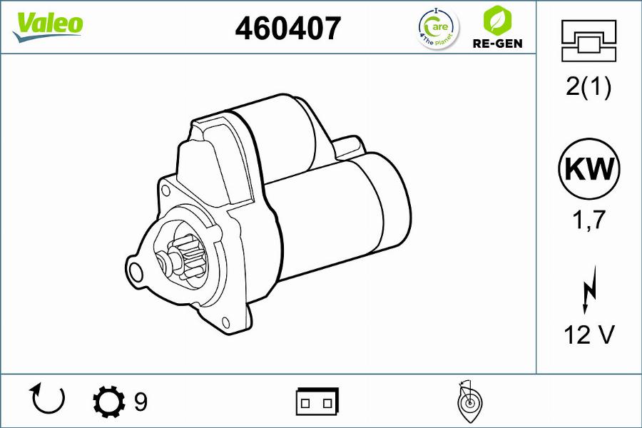 Valeo 460407 - Starter www.molydon.hr