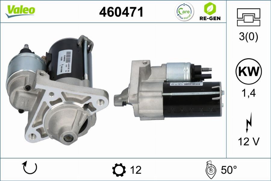 Valeo 460471 - Starter www.molydon.hr