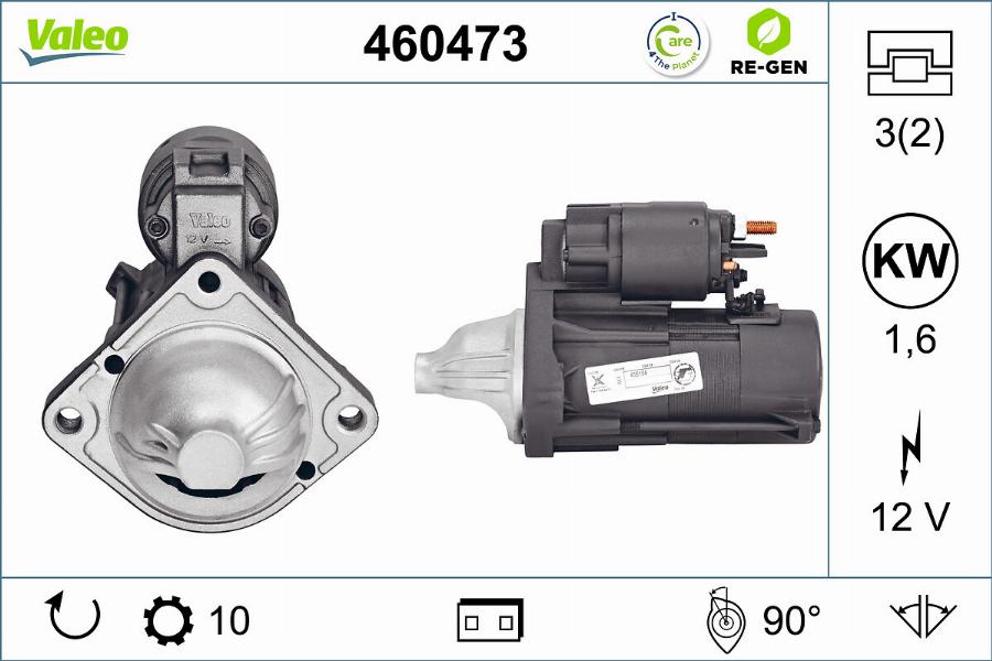 Valeo 460473 - Starter www.molydon.hr