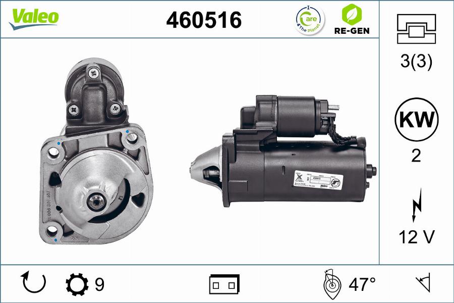 Valeo 460516 - Starter www.molydon.hr