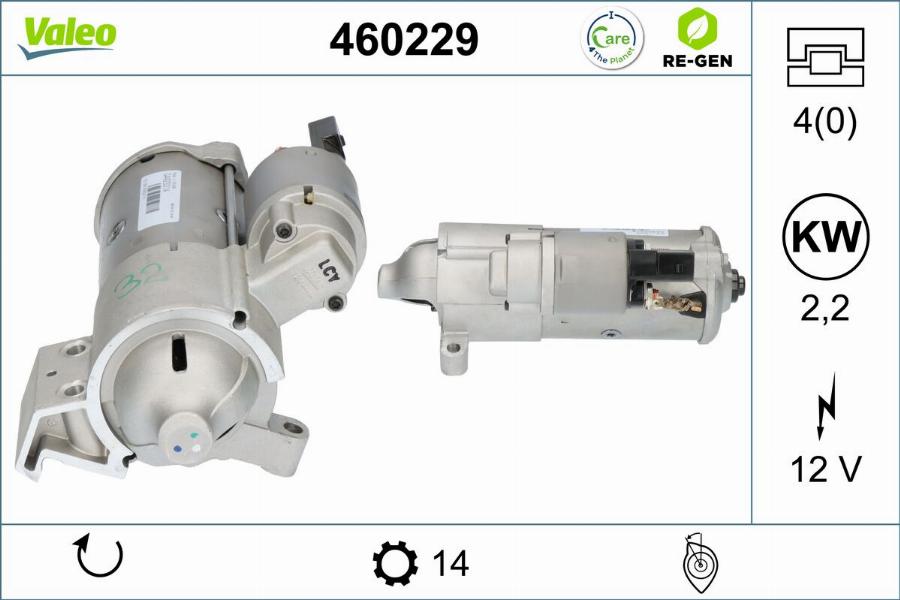 Valeo 460229 - Starter www.molydon.hr