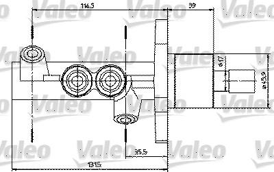 Valeo 402314 - Glavni kočioni cilindar www.molydon.hr