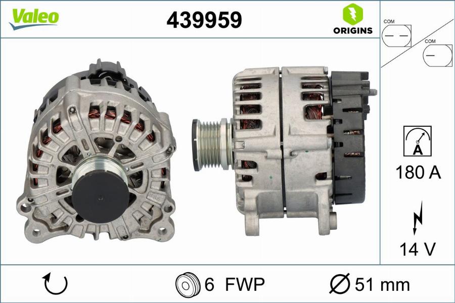 Valeo 439959 - Alternator www.molydon.hr