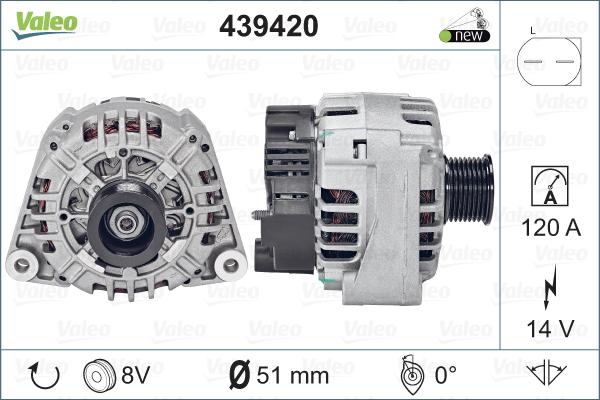 Valeo 439420 - Alternator www.molydon.hr