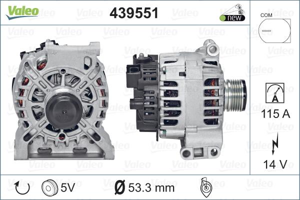 Valeo 439551 - Alternator www.molydon.hr