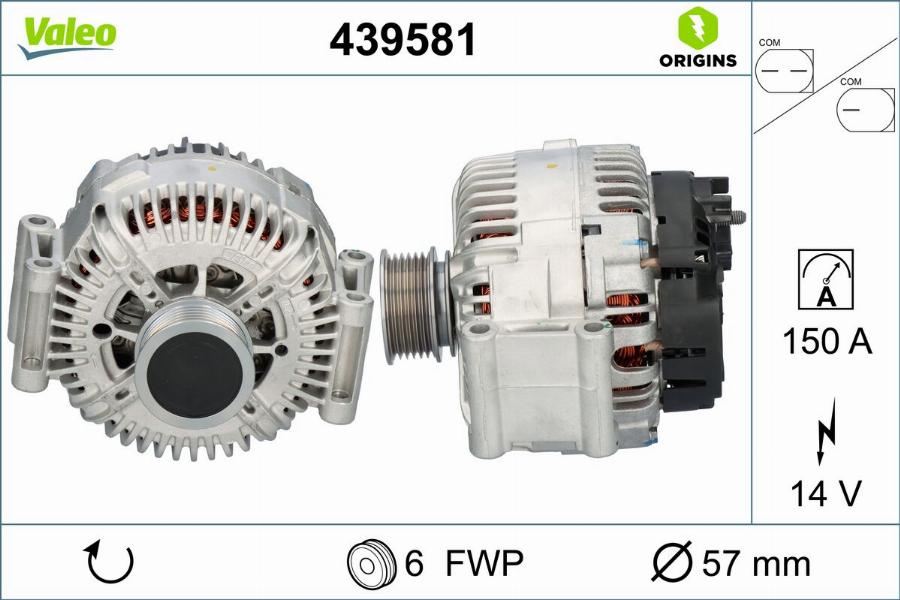 Valeo 439581 - Alternator www.molydon.hr