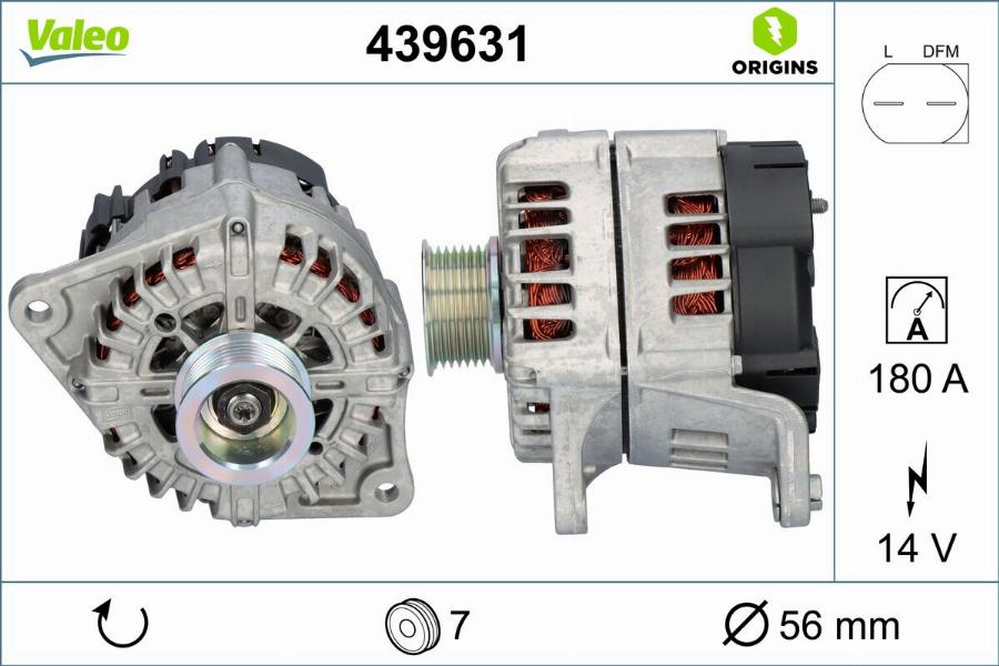 Valeo 439631 - Alternator www.molydon.hr