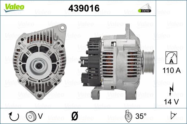 Valeo 439016 - Alternator www.molydon.hr