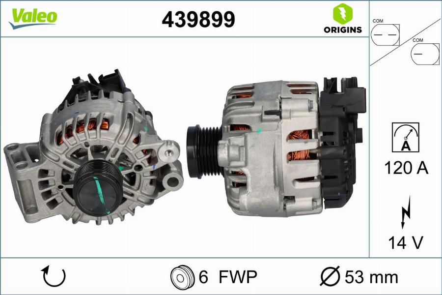 Valeo 439899 - Alternator www.molydon.hr