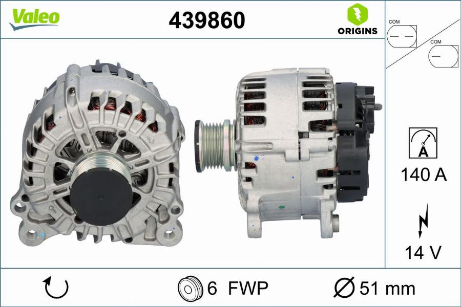 Valeo 439860 - Alternator www.molydon.hr