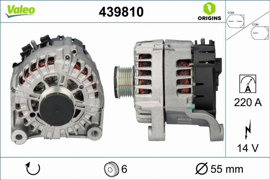 Valeo 439810 - Alternator www.molydon.hr