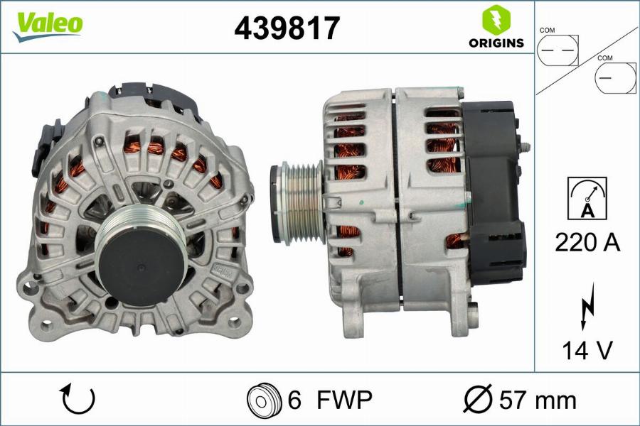 Valeo 439817 - Alternator www.molydon.hr