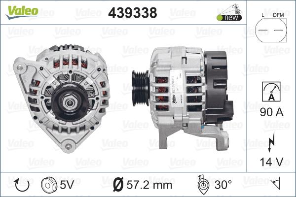 Valeo 439 338 - Alternator www.molydon.hr