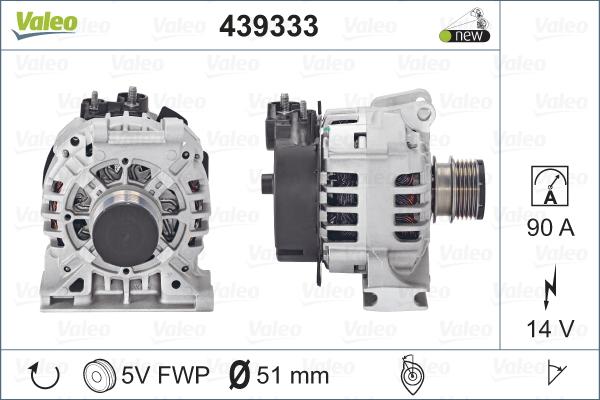 Valeo 439333 - Alternator www.molydon.hr