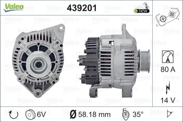 Valeo 439201 - Alternator www.molydon.hr