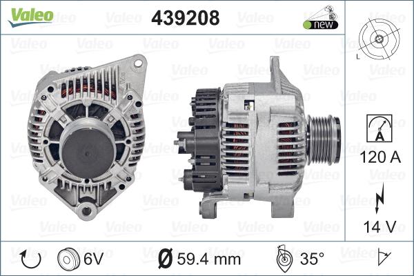 Valeo 439208 - Alternator www.molydon.hr