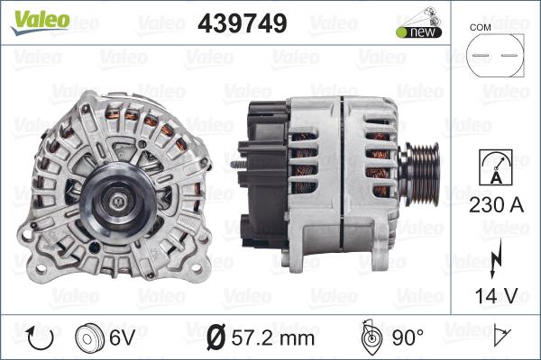 Valeo 439749 - Alternator www.molydon.hr