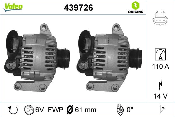 Valeo 439726 - Alternator www.molydon.hr