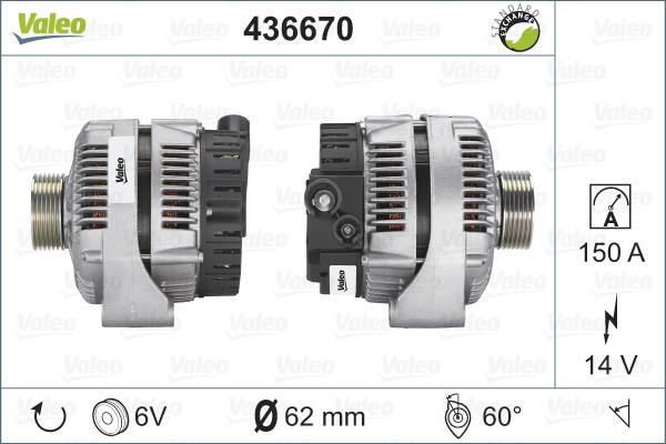 Valeo 436670 - Alternator www.molydon.hr