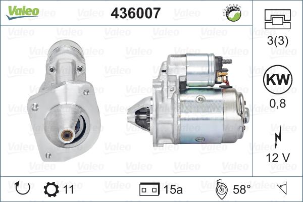 Valeo 436007 - Starter www.molydon.hr