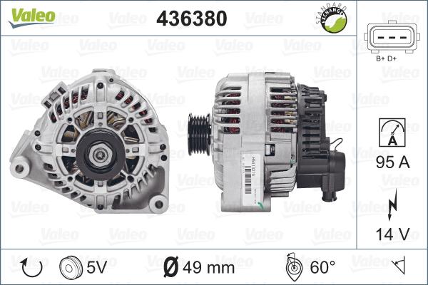 Valeo 436380 - Alternator www.molydon.hr