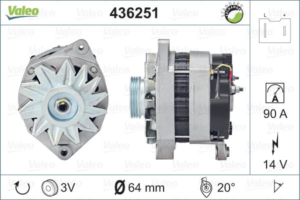 Valeo 436251 - Alternator www.molydon.hr