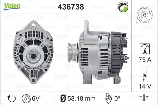 Valeo 436738 - Alternator www.molydon.hr