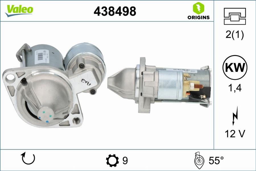 Valeo 438498 - Starter www.molydon.hr