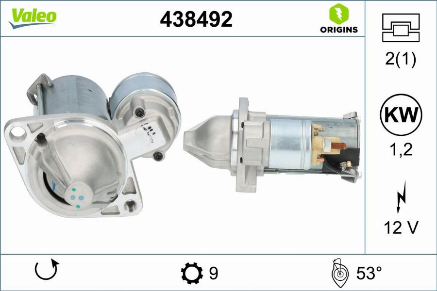 Valeo 438492 - Starter www.molydon.hr