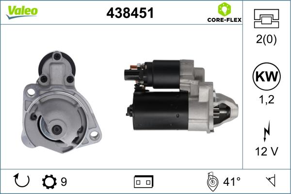 Valeo 438451 - Starter www.molydon.hr