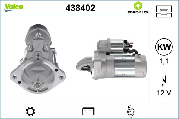 Valeo 438402 - Starter www.molydon.hr