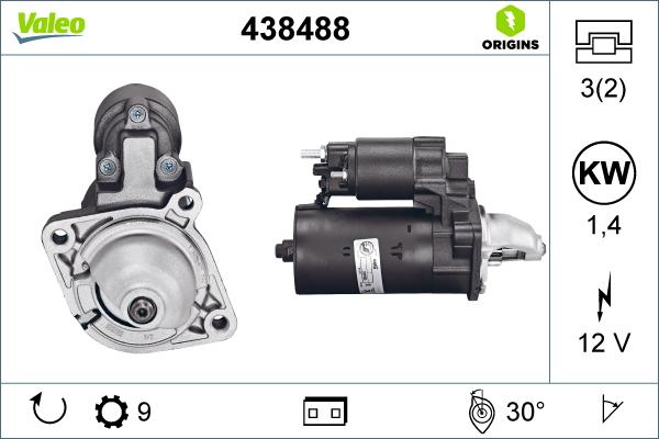 Valeo 438488 - Starter www.molydon.hr