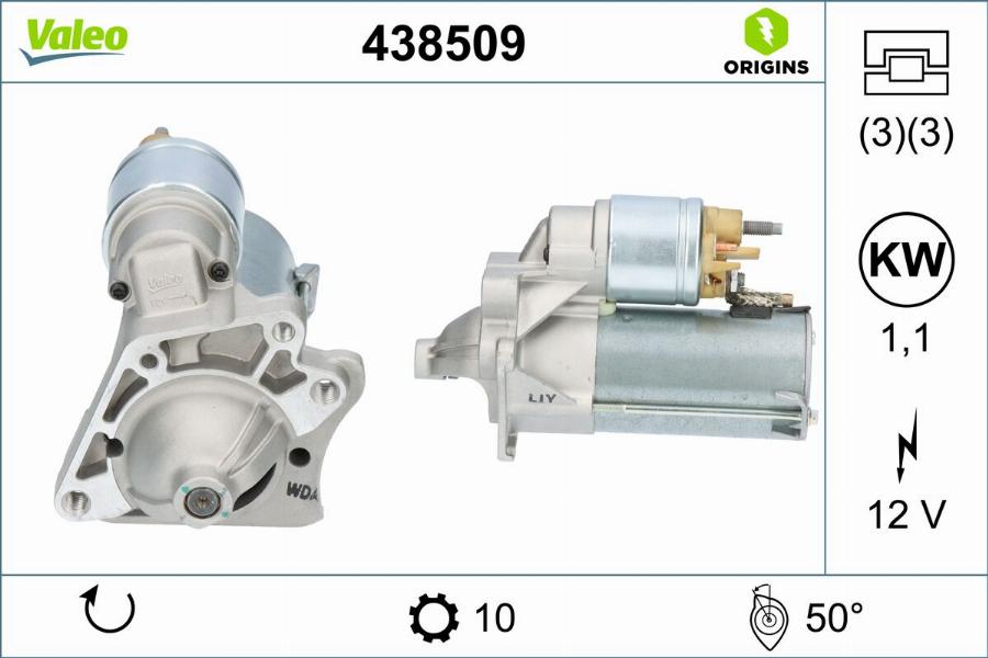 Valeo 438509 - Starter www.molydon.hr