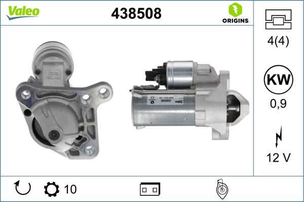 Valeo 438508 - Starter www.molydon.hr