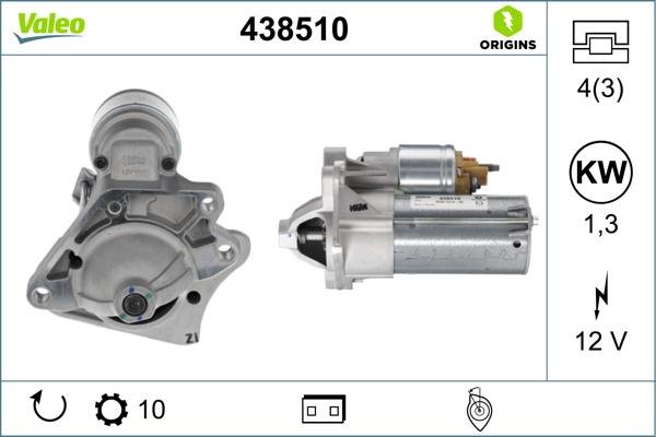 Valeo 438510 - Starter www.molydon.hr