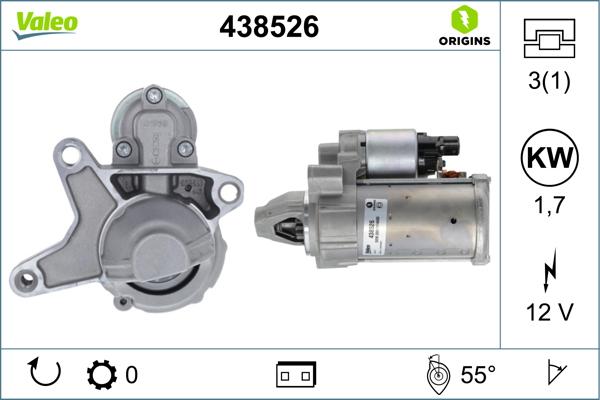 Valeo 438526 - Starter www.molydon.hr