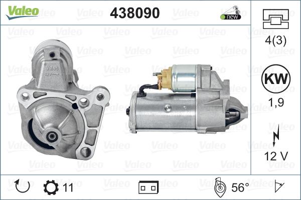 Valeo 438090 - Starter www.molydon.hr