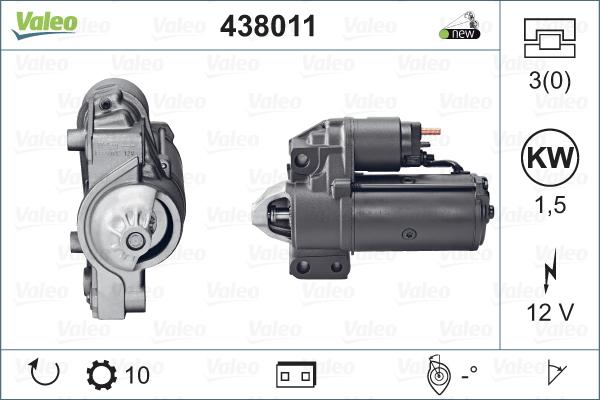 Valeo 438011 - Starter www.molydon.hr