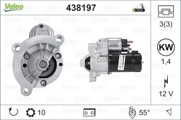 Valeo 438197 - Starter www.molydon.hr