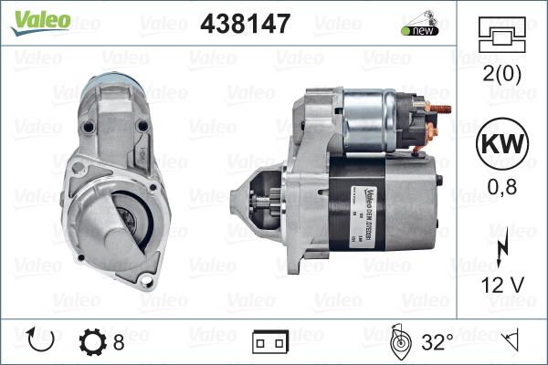 Valeo 438147 - Starter www.molydon.hr